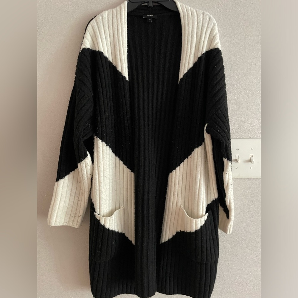 Long cardigan sweater!